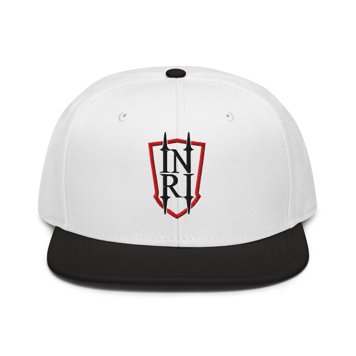 INRI Crest Flat Embroidered Snapback - Inken Image