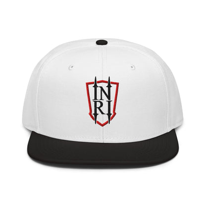 INRI Crest Flat Embroidered Snapback - Inken Image