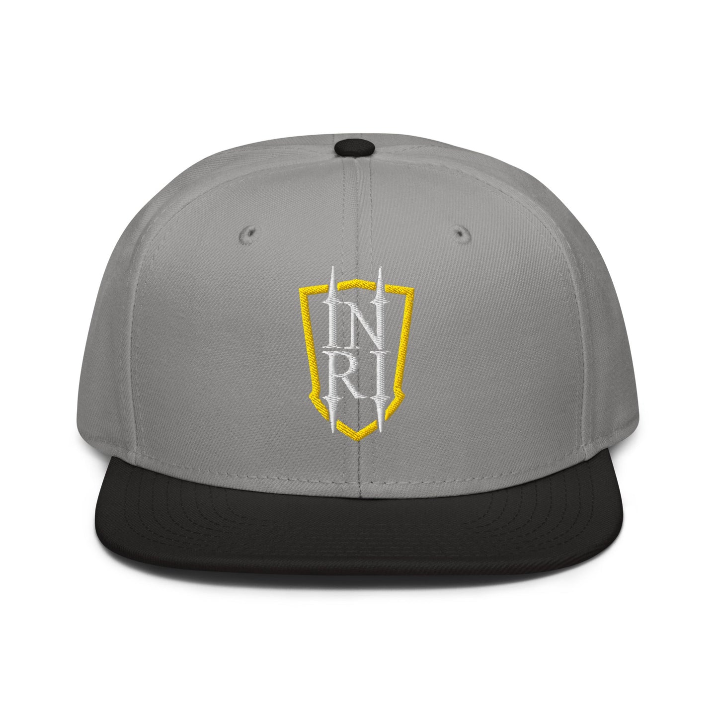 INRI Crest Flat Embroidered Snapback - Inken Image