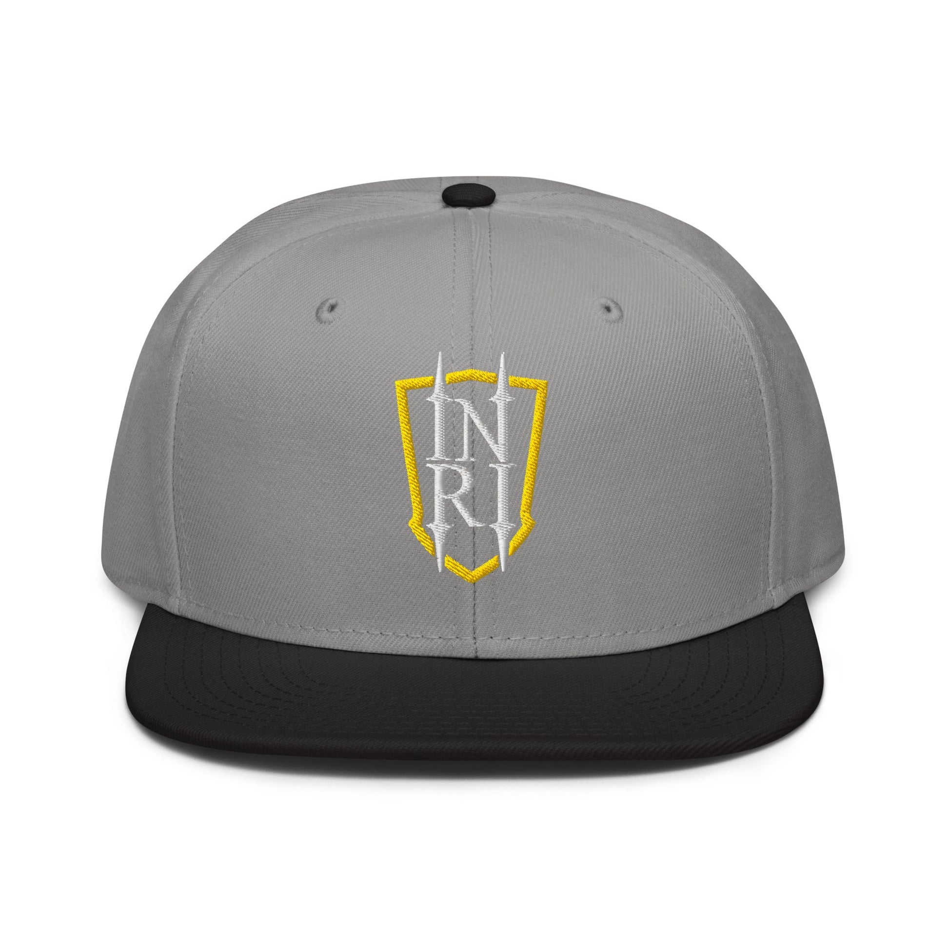 INRI Crest Flat Embroidered Snapback - Inken Image
