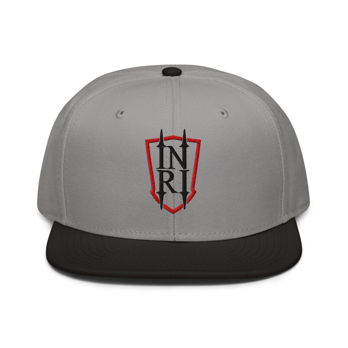 INRI Crest Flat Embroidered Snapback - Inken Image