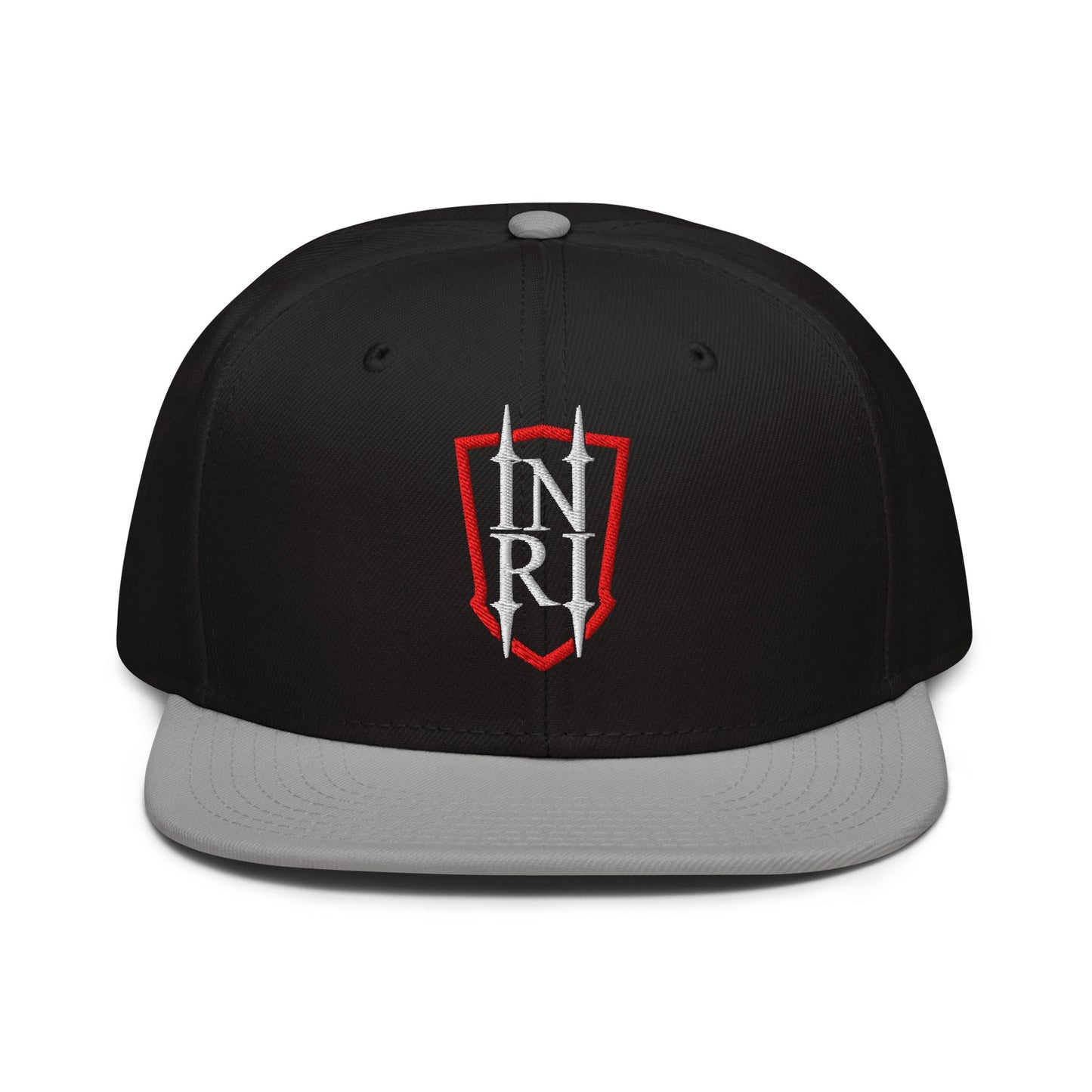 INRI Crest Flat Embroidered Snapback - Inken Image