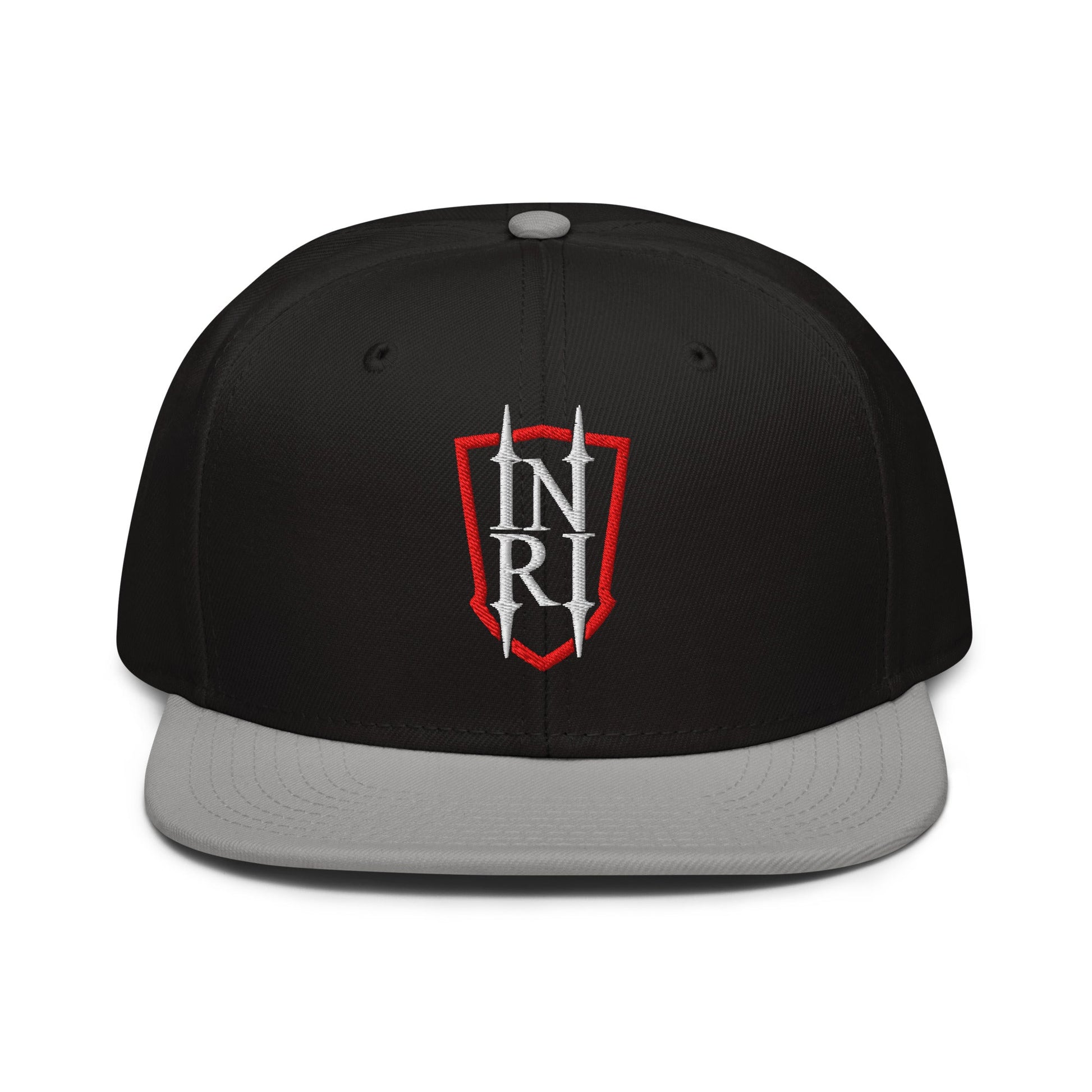 INRI Crest Flat Embroidered Snapback - Inken Image
