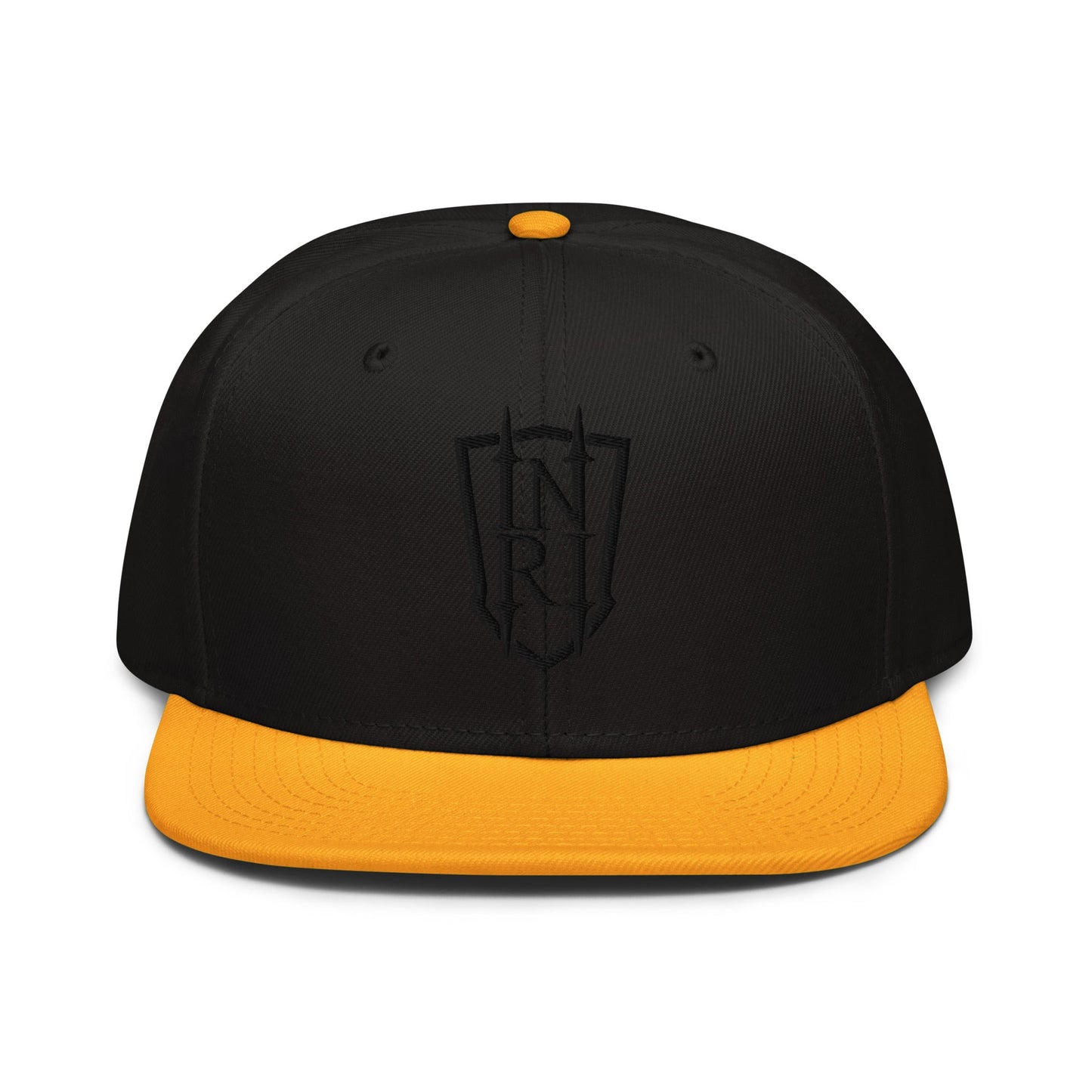 INRI Crest Flat Embroidered Snapback - Inken Image