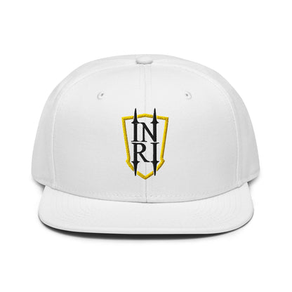 INRI Crest Flat Embroidered Snapback - Inken Image