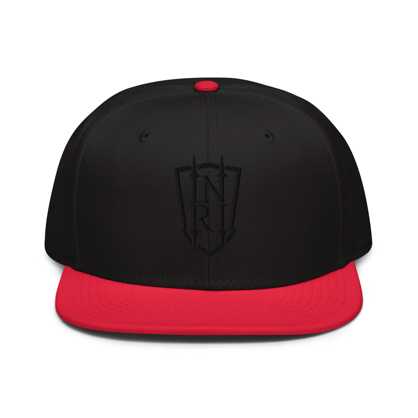 INRI Crest Flat Embroidered Snapback - Inken Image