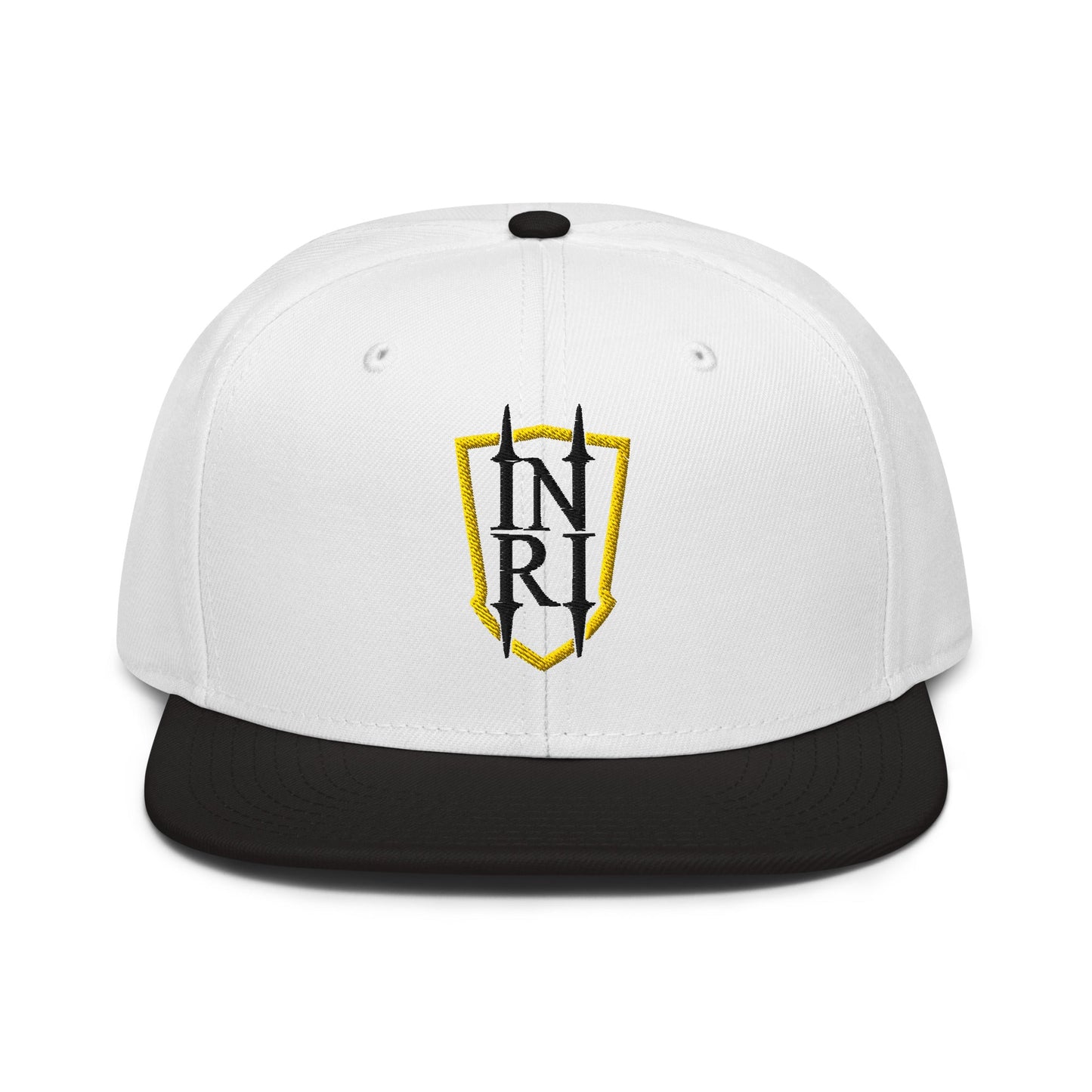 INRI Crest Flat Embroidered Snapback - Inken Image