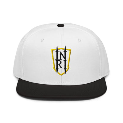INRI Crest Flat Embroidered Snapback - Inken Image