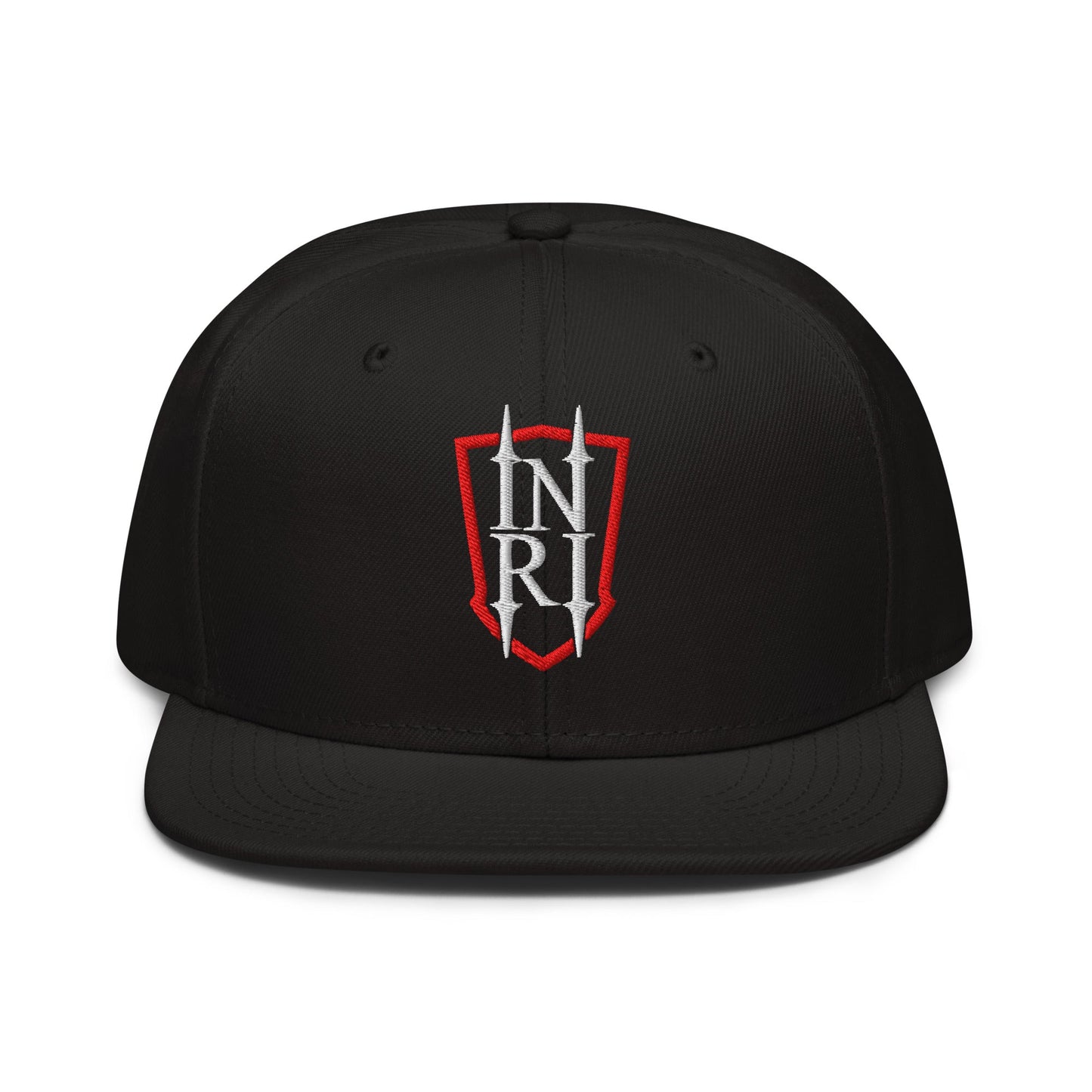 INRI Crest Flat Embroidered Snapback - Inken Image