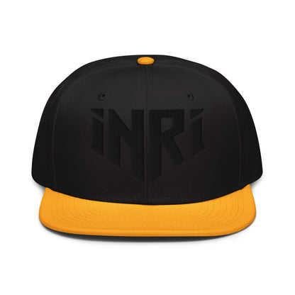 INRI Sacred Name Crest 3D Puff Embroidered Snapback - Inken Image