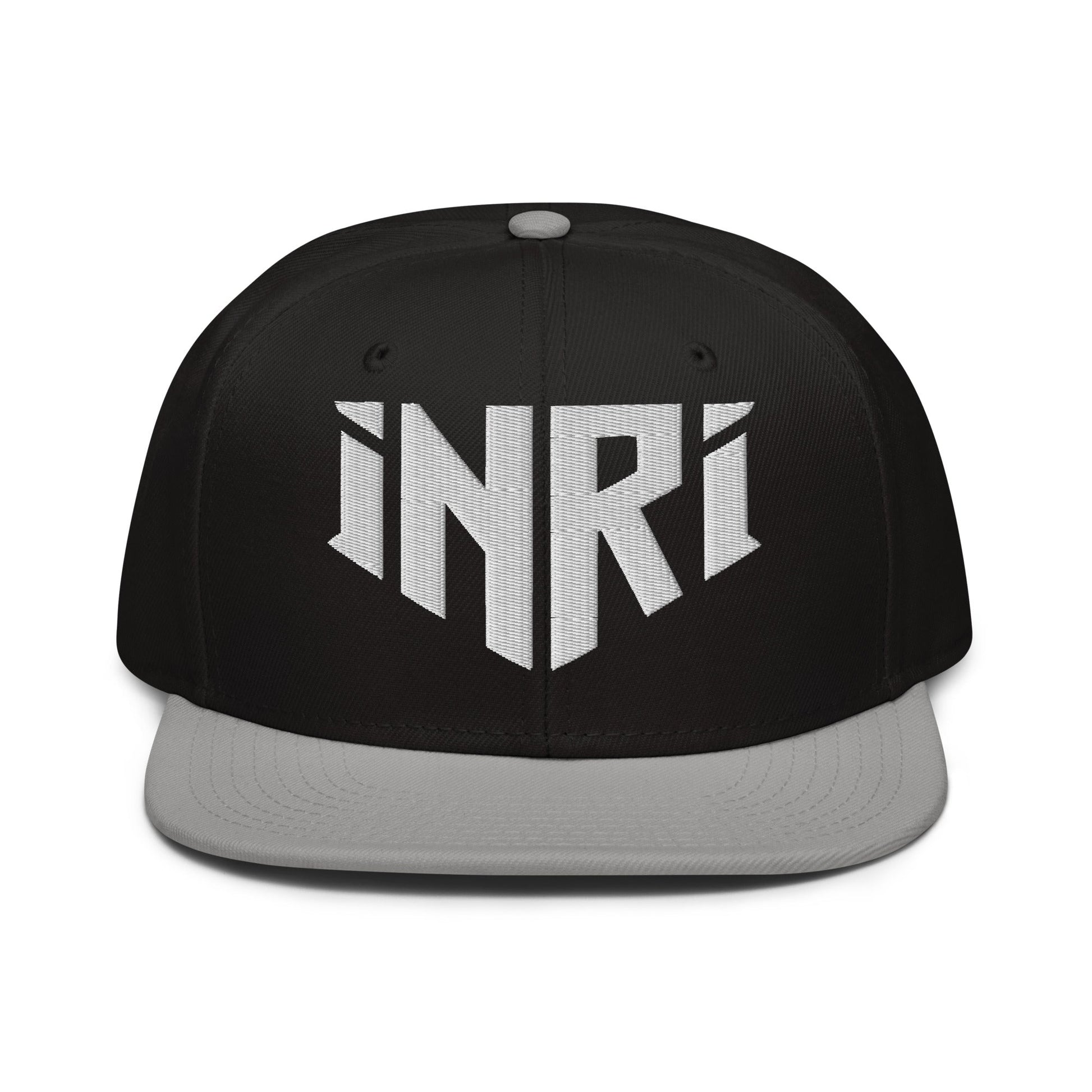 INRI Sacred Name Crest 3D Puff Embroidered Snapback - Inken Image