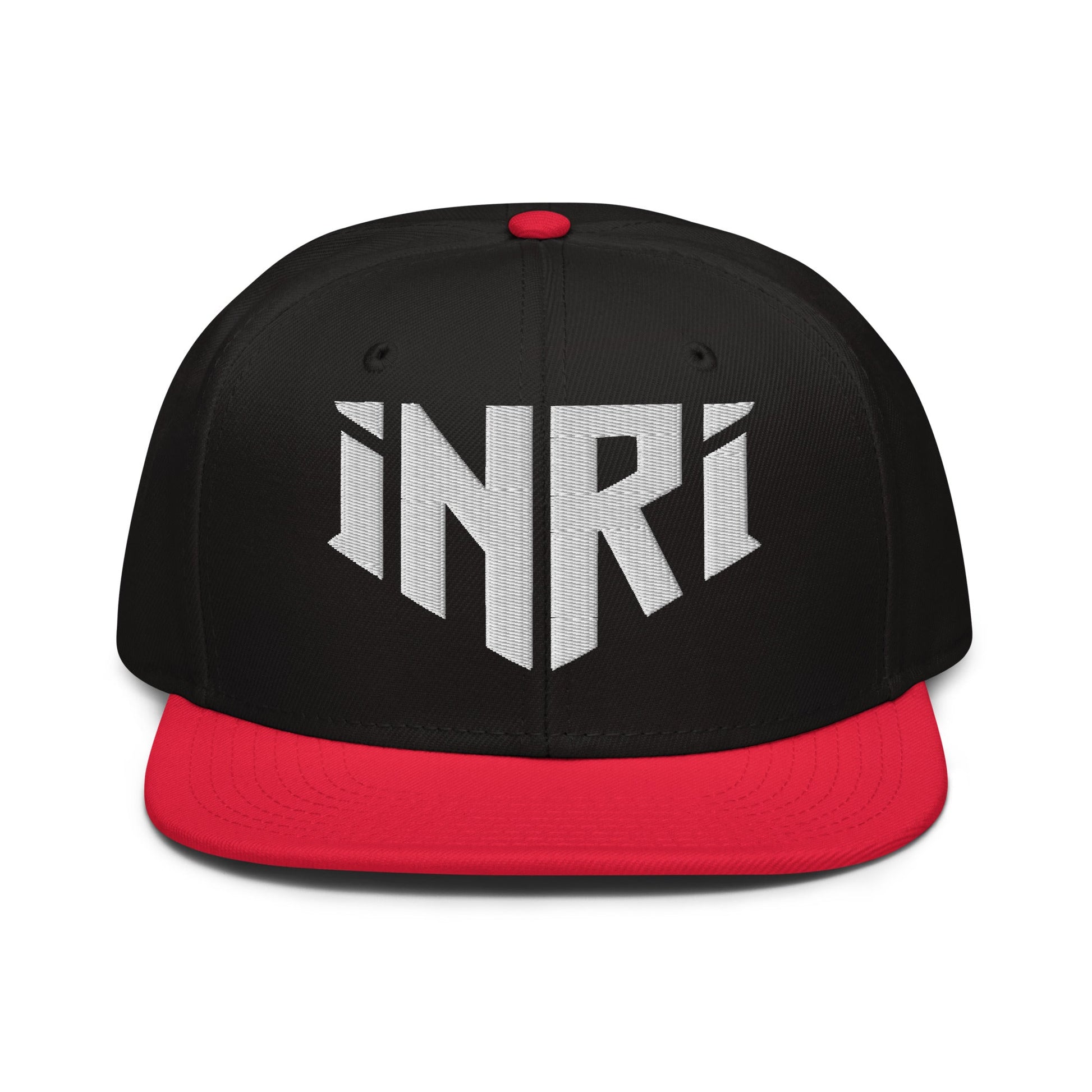 INRI Sacred Name Crest 3D Puff Embroidered Snapback - Inken Image