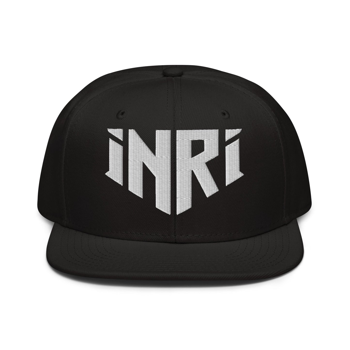 INRI Sacred Name Crest 3D Puff Embroidered Snapback - Inken Image