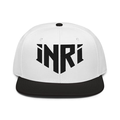 INRI Sacred Name Crest 3D Puff Embroidered Snapback - Inken Image