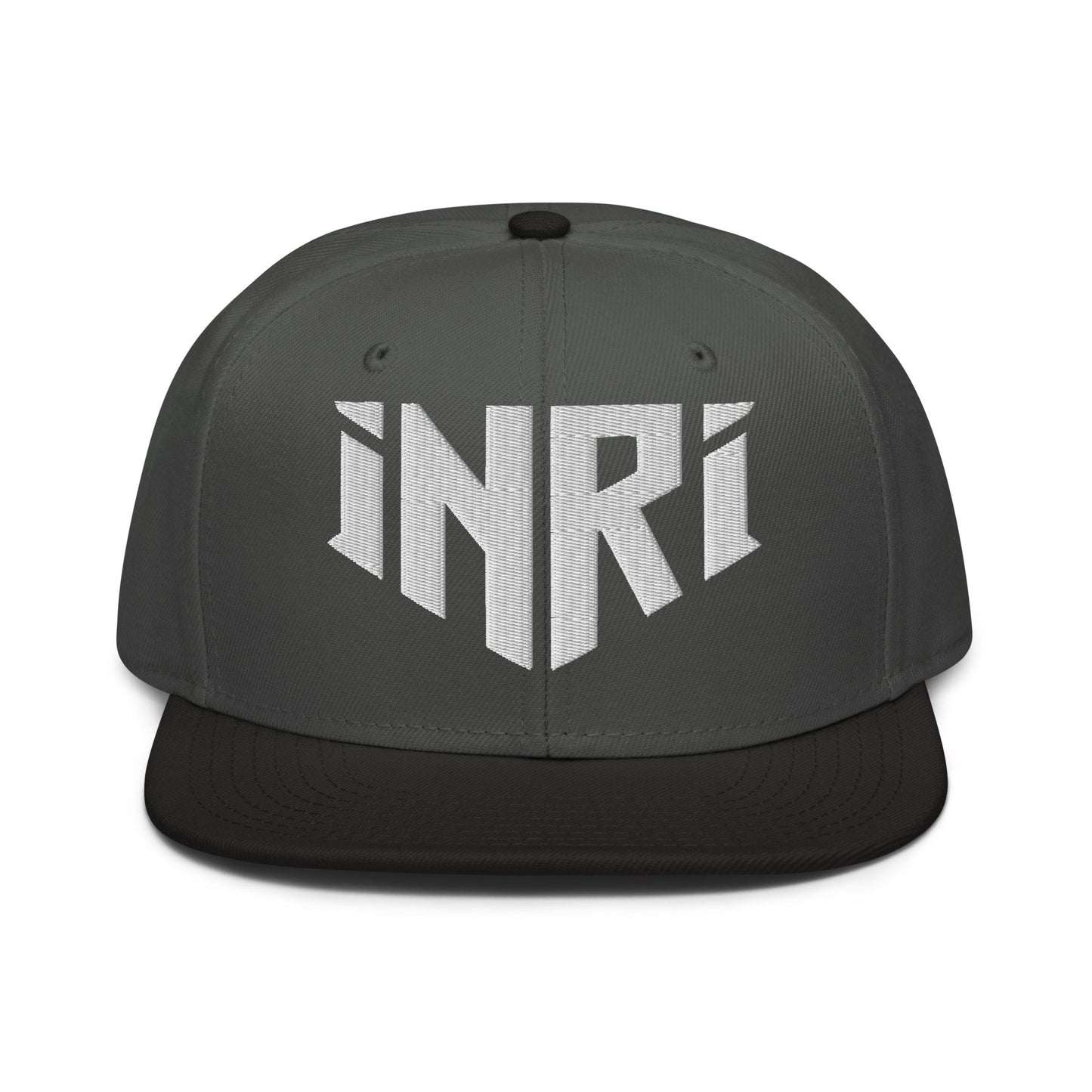 INRI Sacred Name Crest 3D Puff Embroidered Snapback - Inken Image