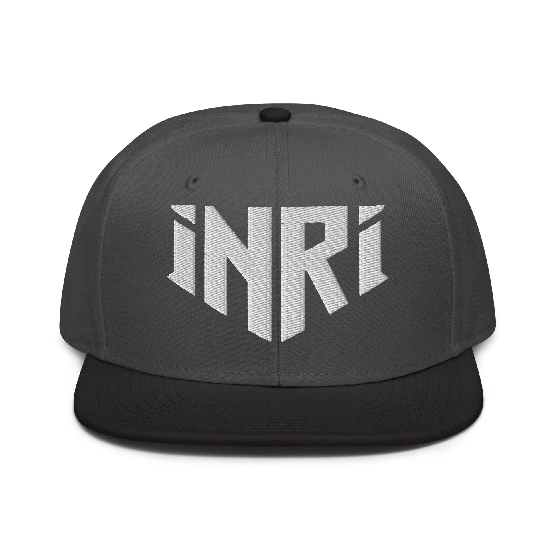 INRI Sacred Name Crest 3D Puff Embroidered Snapback - Inken Image