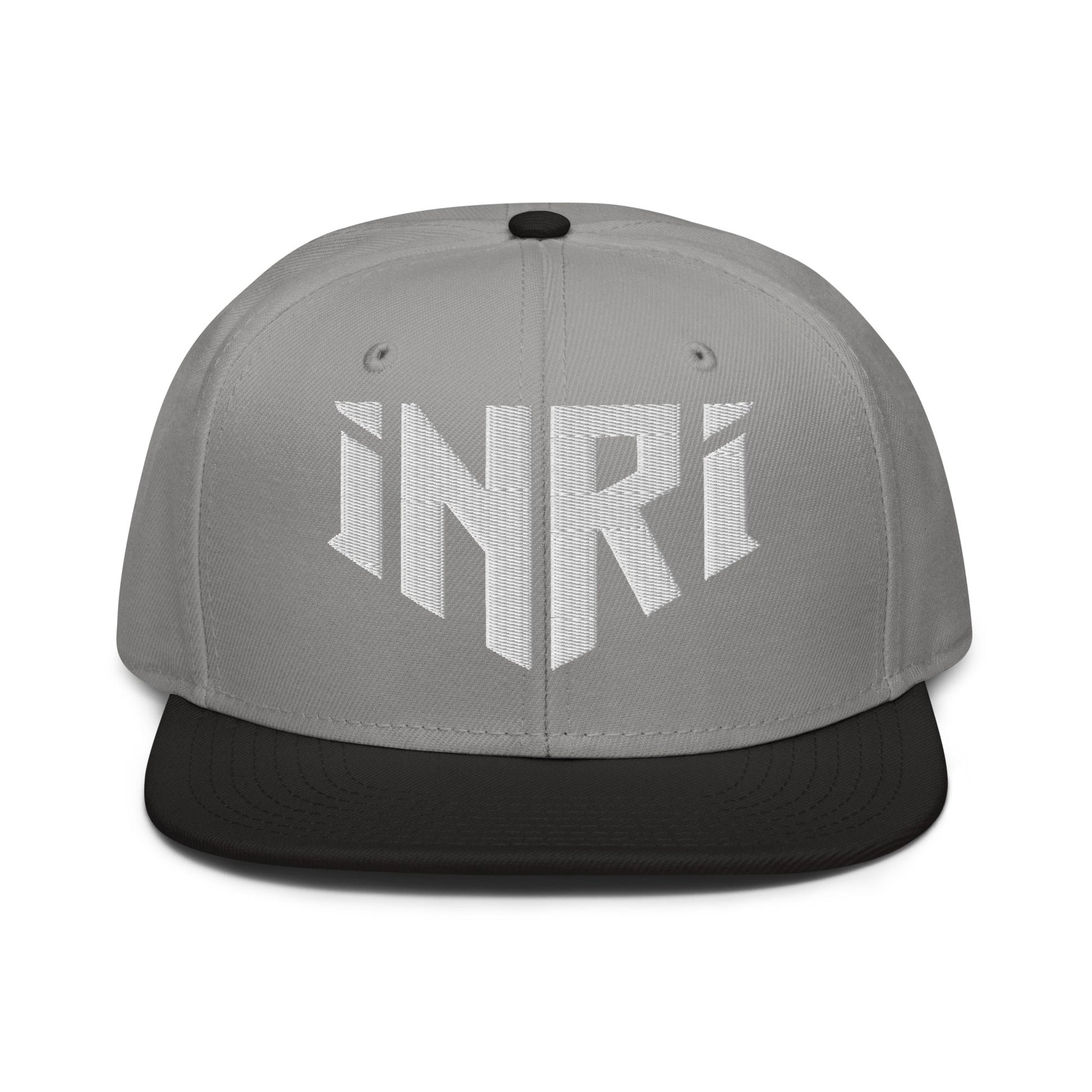 INRI Sacred Name Crest 3D Puff Embroidered Snapback - Inken Image