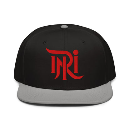 INRI Sacred Name Stylized 3D Puff Embroidered Snapback - Inken Image