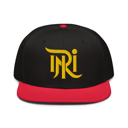 INRI Sacred Name Stylized 3D Puff Embroidered Snapback - Inken Image