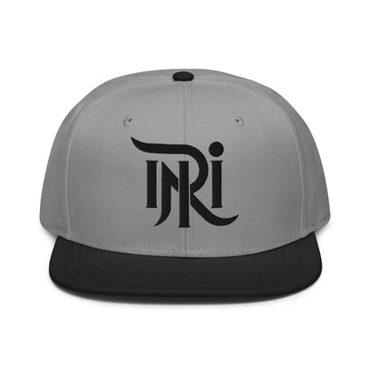 INRI Sacred Name Stylized 3D Puff Embroidered Snapback - Inken Image