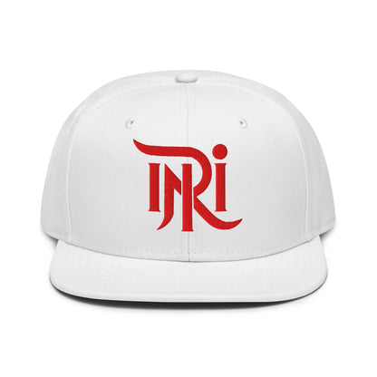 INRI Sacred Name Stylized 3D Puff Embroidered Snapback - Inken Image