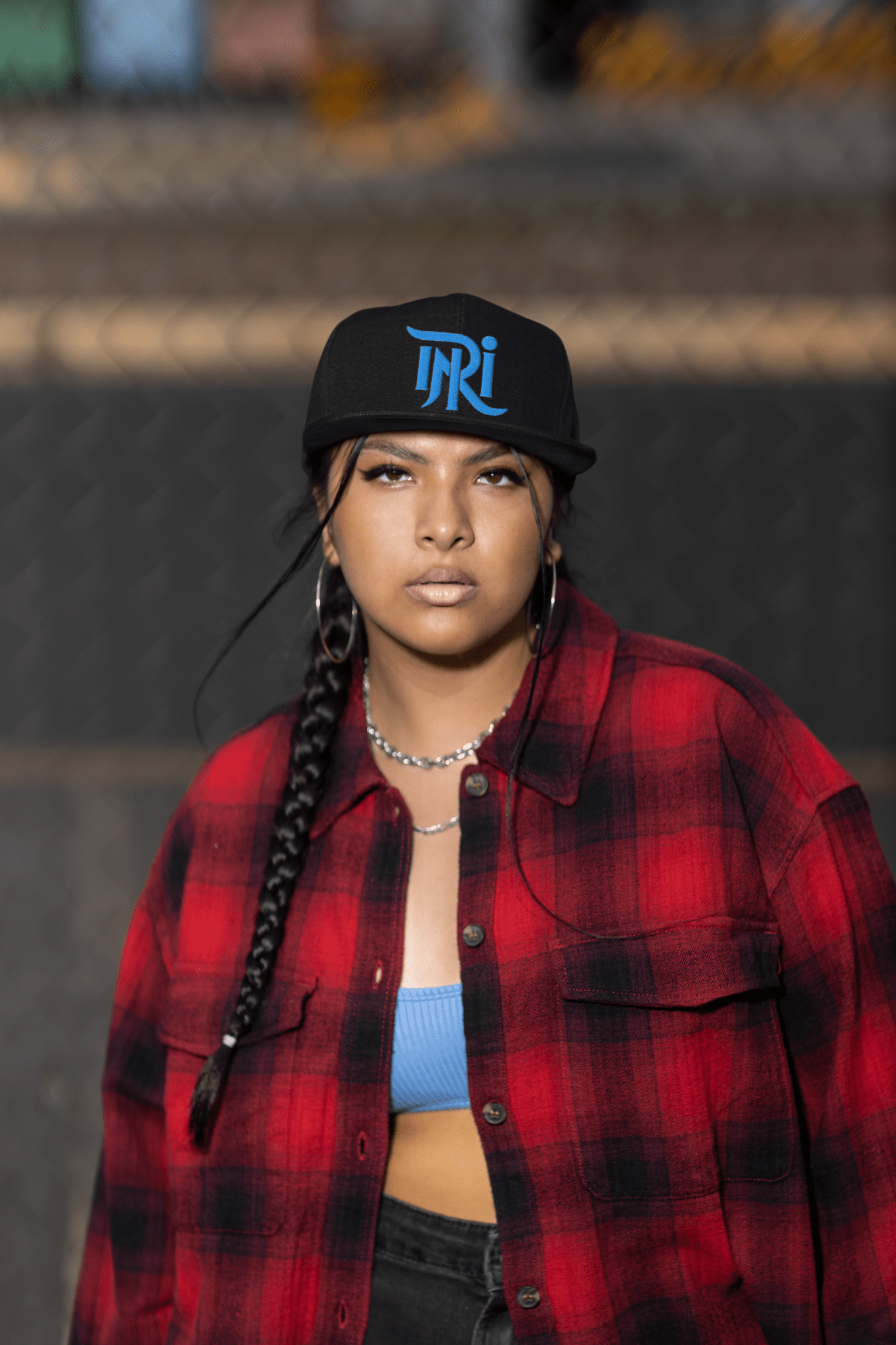 INRI Sacred Name Stylized 3D Puff Embroidered Snapback - Inken Image