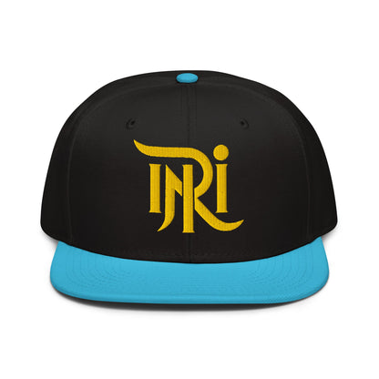 INRI Sacred Name Stylized 3D Puff Embroidered Snapback - Inken Image