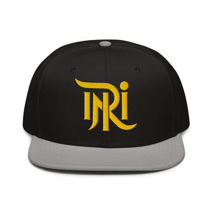 INRI Sacred Name Stylized 3D Puff Embroidered Snapback - Inken Image