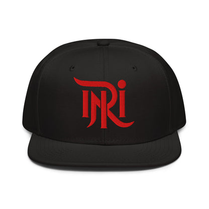 INRI Sacred Name Stylized 3D Puff Embroidered Snapback - Inken Image