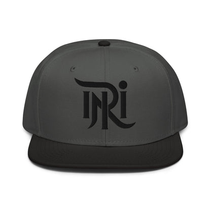 INRI Sacred Name Stylized 3D Puff Embroidered Snapback - Inken Image