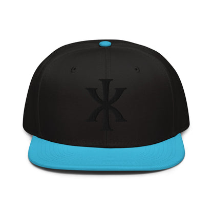 IX "Jesus Christ" Greek Christogram, Christian Snapback Hat 3D Puff Embroidery - Inken Image