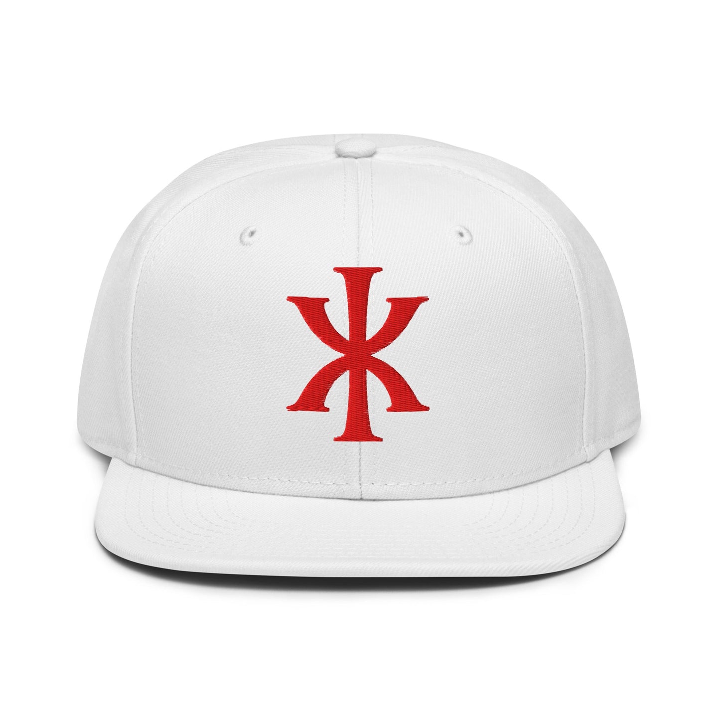 IX "Jesus Christ" Greek Christogram, Christian Snapback Hat 3D Puff Embroidery - Inken Image