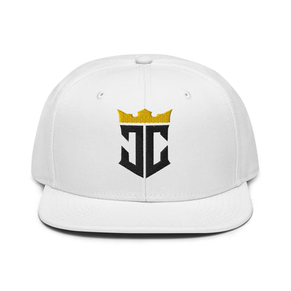 JC Monogram Jesus Christ Is King 3D Puff Embroidery Snapback - Inken Image