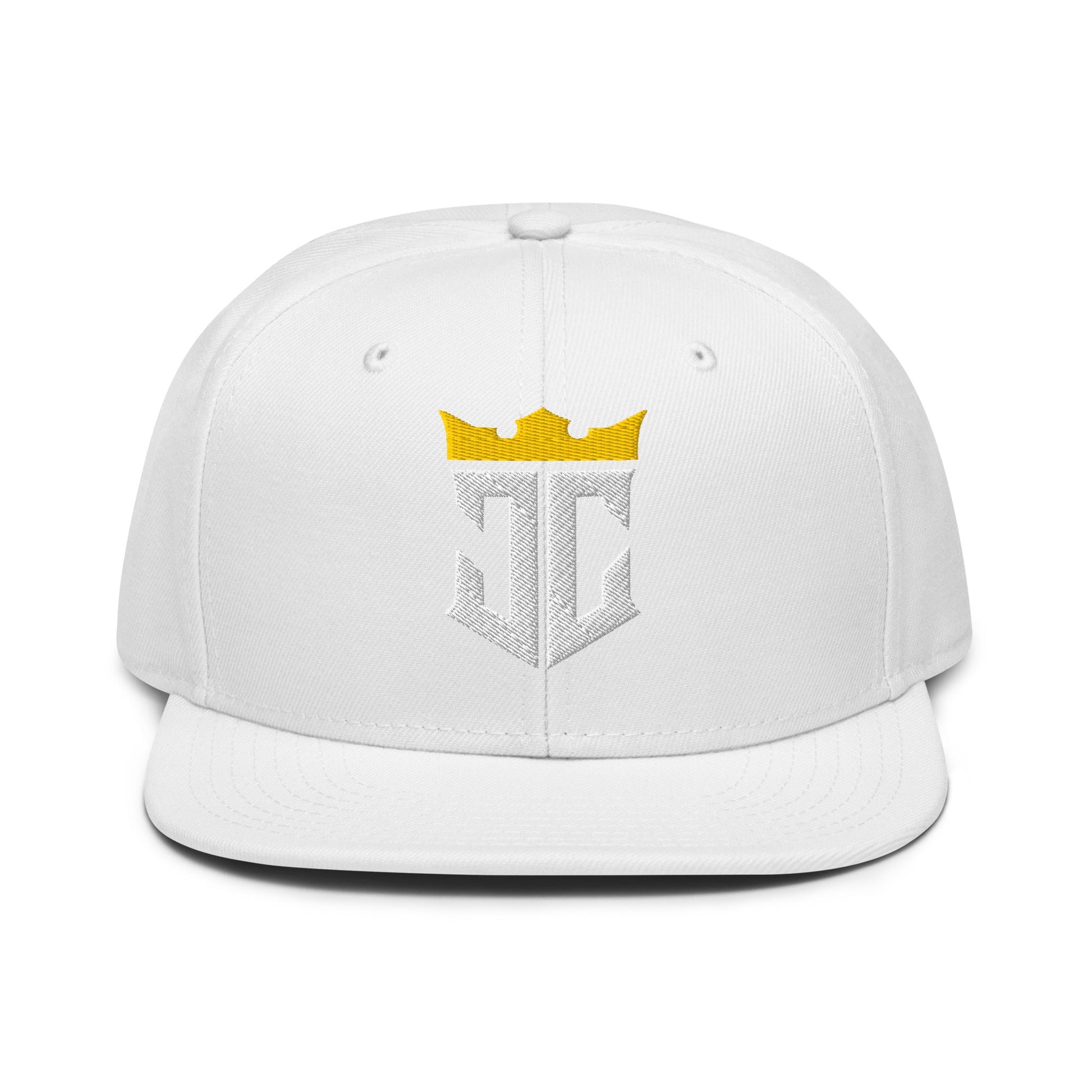 JC Monogram Jesus Christ Is King 3D Puff Embroidery Snapback - Inken Image