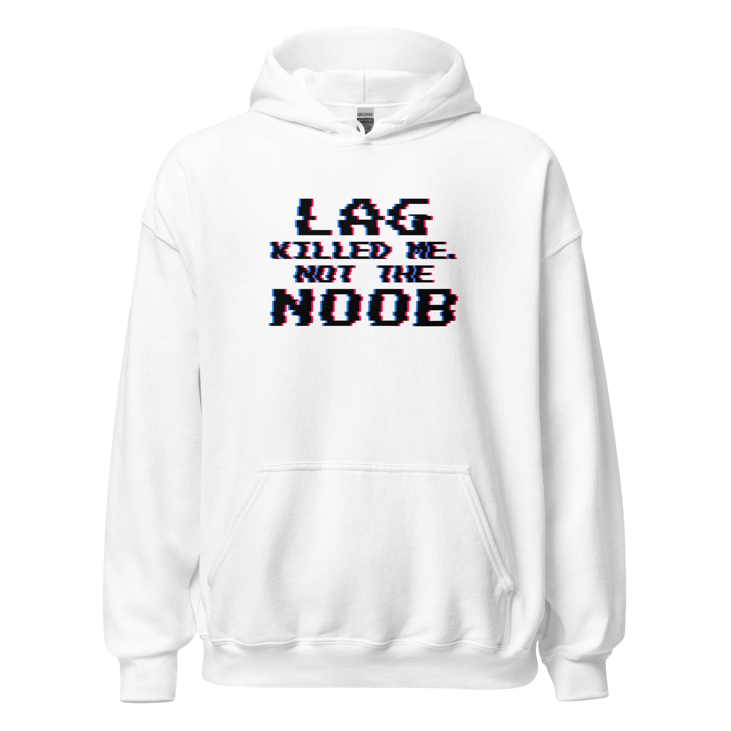 Lag Killed Me Retro Glitch Gamer Hoodie - Inken Image