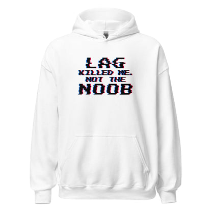 Lag Killed Me Retro Glitch Gamer Hoodie - Inken Image