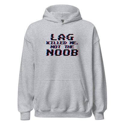 Lag Killed Me Retro Glitch Gamer Hoodie - Inken Image