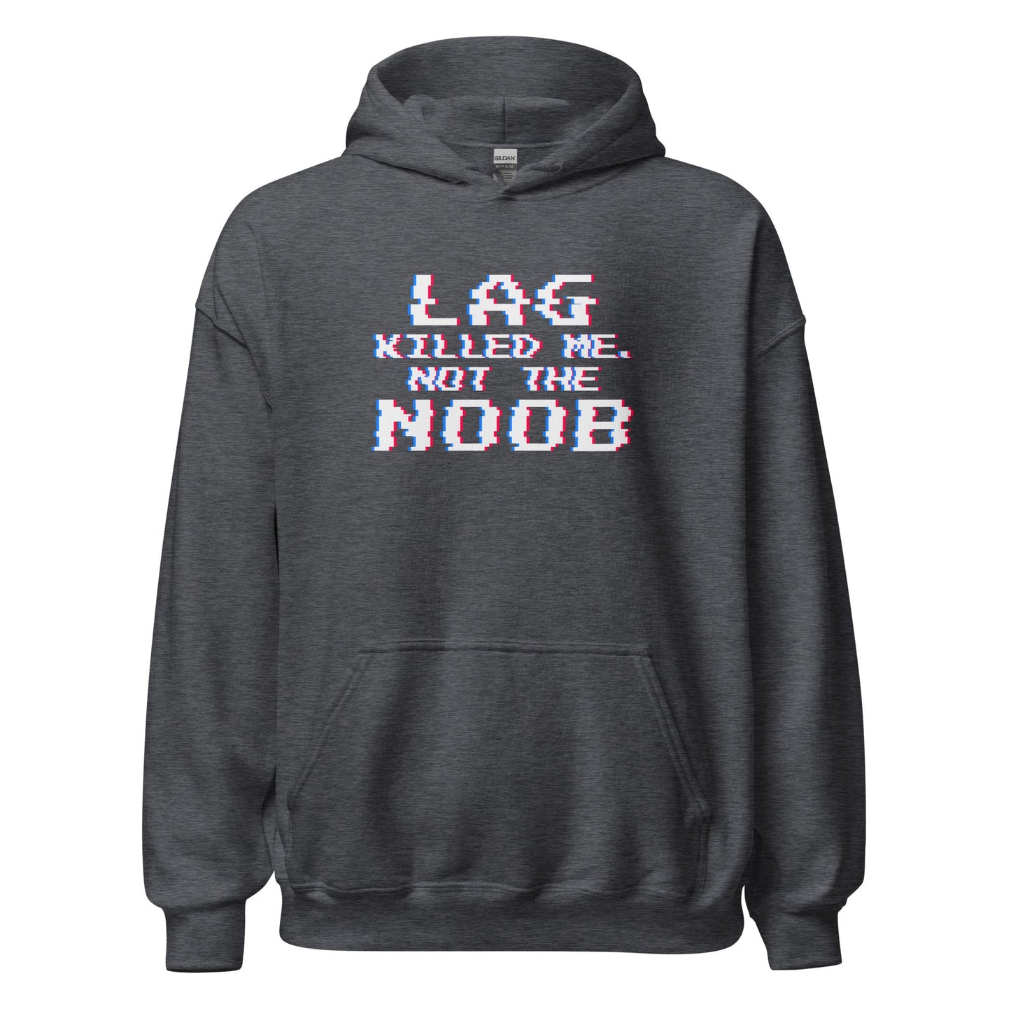 Lag Killed Me Retro Glitch Gamer Hoodie - Inken Image