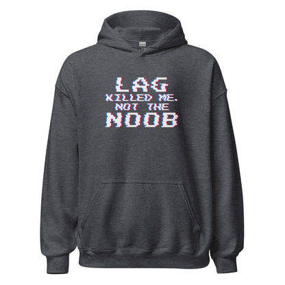 Lag Killed Me Retro Glitch Gamer Hoodie - Inken Image