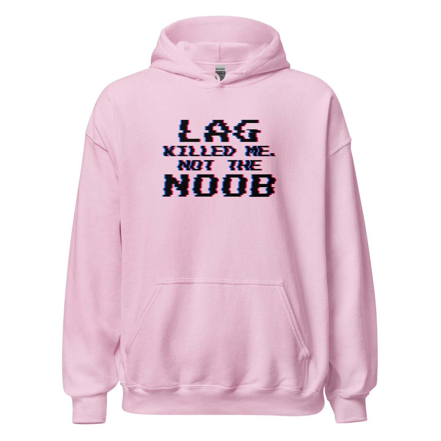 Lag Killed Me Retro Glitch Gamer Hoodie - Inken Image