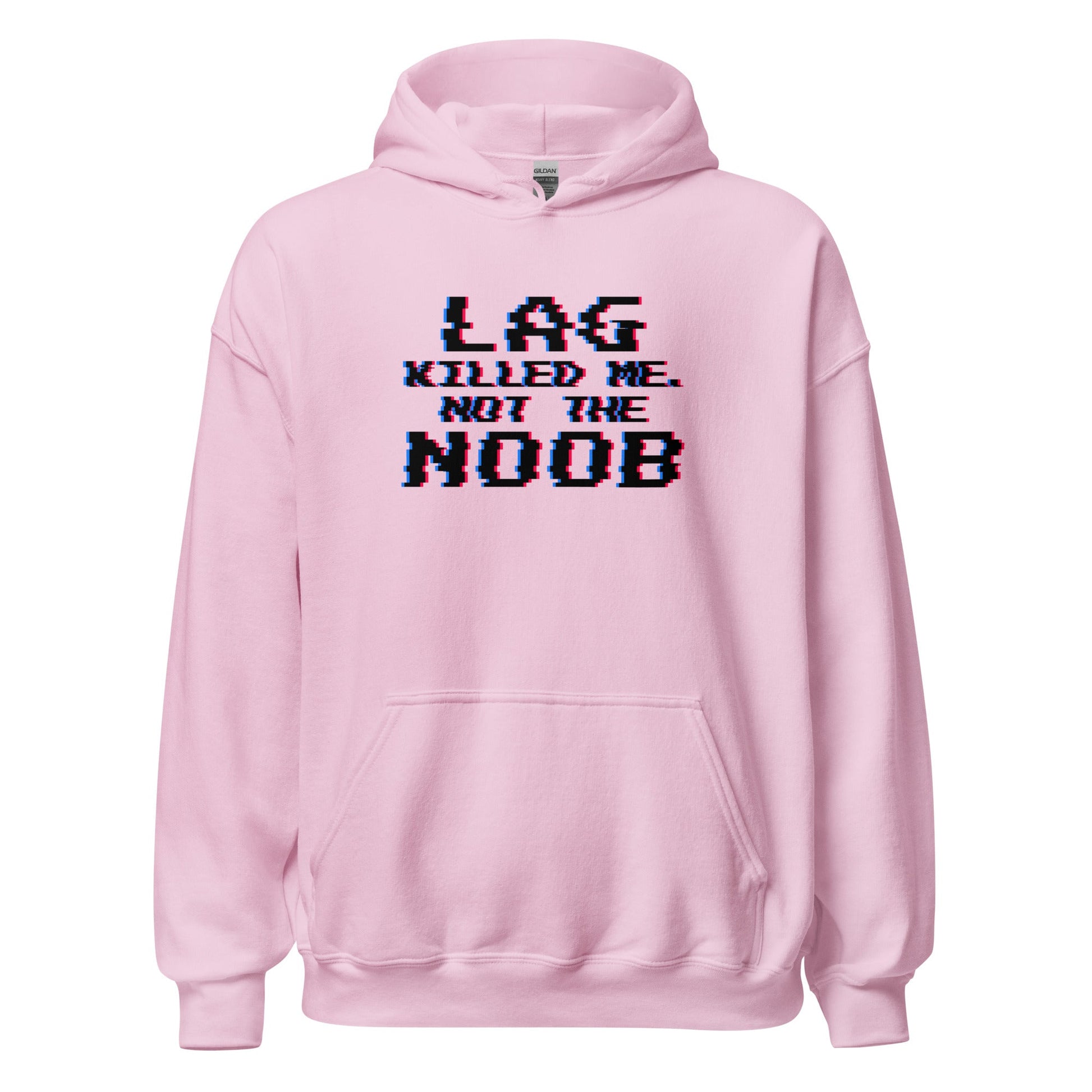 Lag Killed Me Retro Glitch Gamer Hoodie - Inken Image