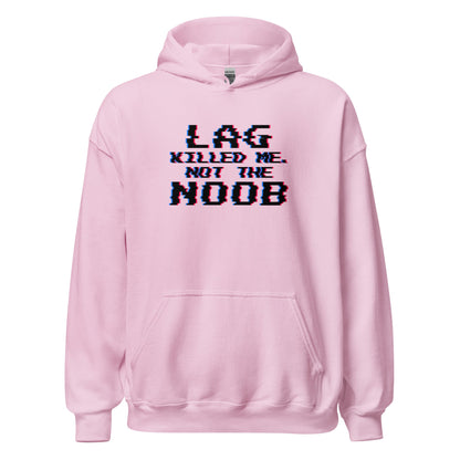 Lag Killed Me Retro Glitch Gamer Hoodie - Inken Image