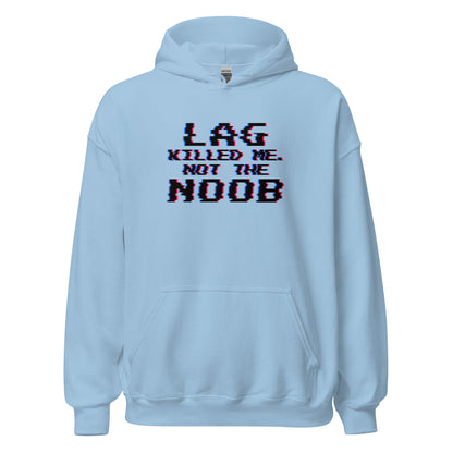 Lag Killed Me Retro Glitch Gamer Hoodie - Inken Image