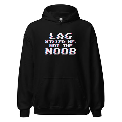Lag Killed Me Retro Glitch Gamer Hoodie - Inken Image
