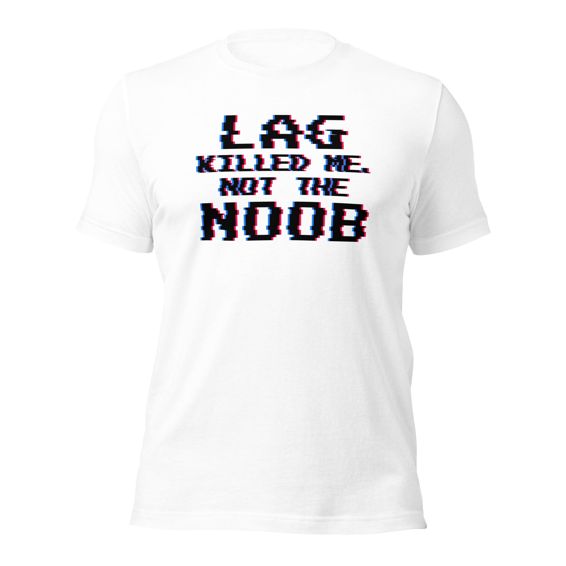 Lag Killed Me Retro Glitch Gamer T-Shirt - Inken Image