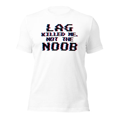 Lag Killed Me Retro Glitch Gamer T-Shirt - Inken Image