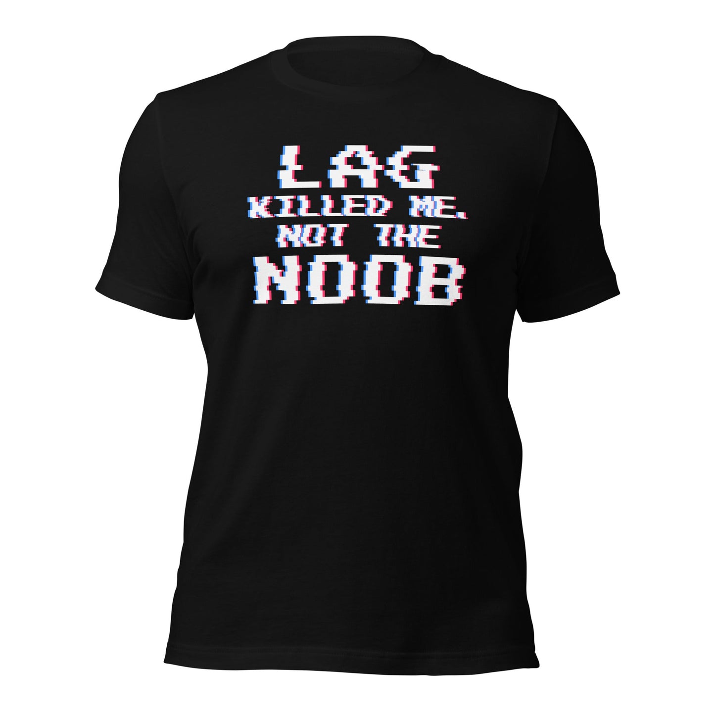 Lag Killed Me Retro Glitch Gamer T-Shirt - Inken Image