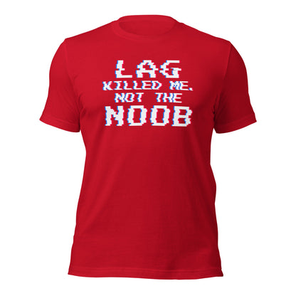 Lag Killed Me Retro Glitch Gamer T-Shirt - Inken Image