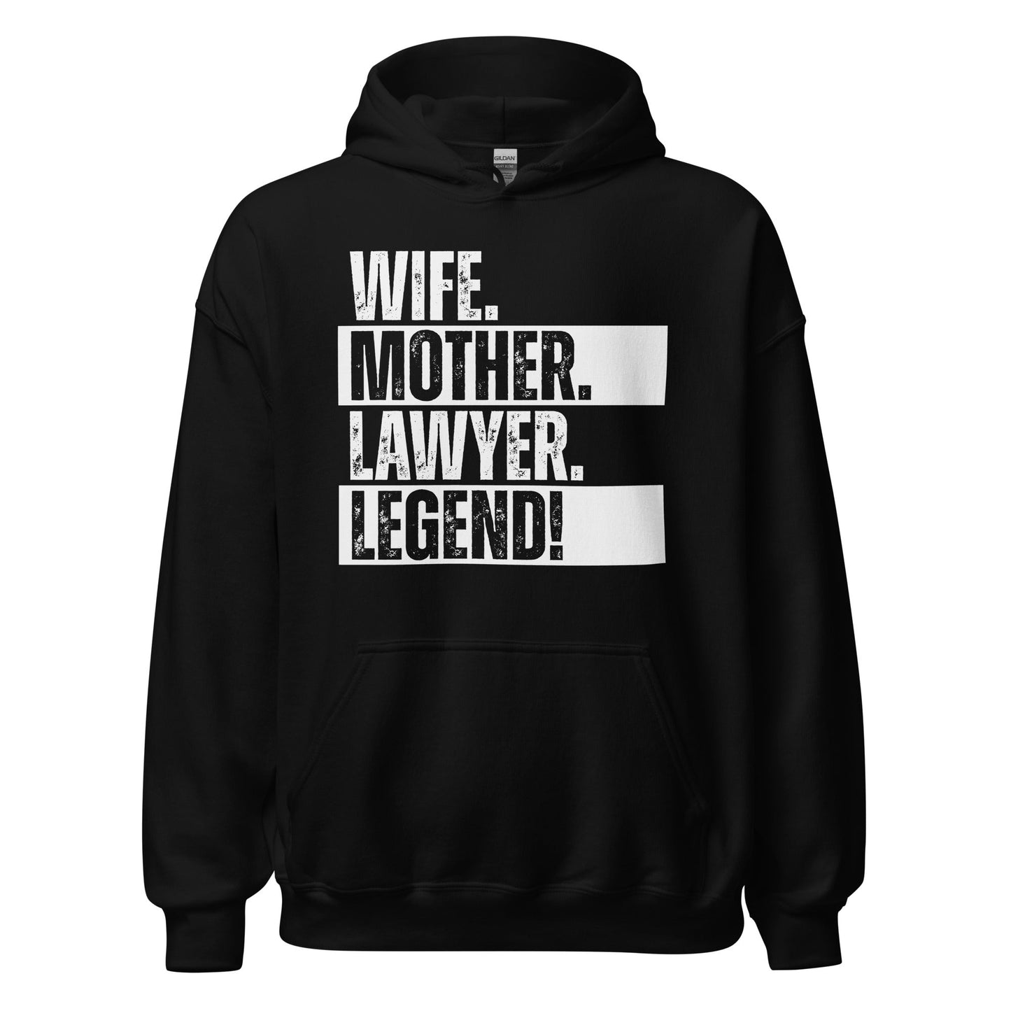 Lawyer Mom Hoodie Legendary Wife Shirt Courtroom Humor Sweatshirt - Inken Image