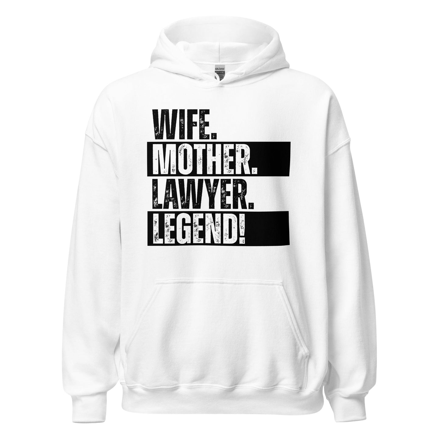 Lawyer Mom Hoodie Legendary Wife Shirt Courtroom Humor Sweatshirt - Inken Image